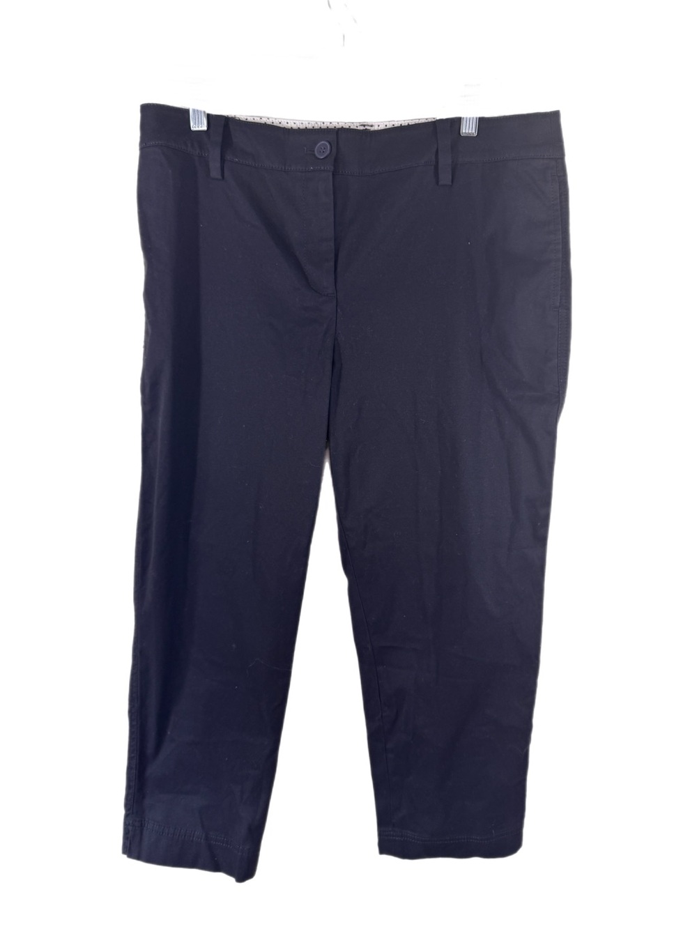 TALBOTS NWT Perfect Crop Pant Black Sz 10 Petite